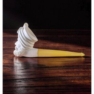Vintage Meerschaum Hand Carved, Unsmoked Turkish Head Pipe, Made in Turkey